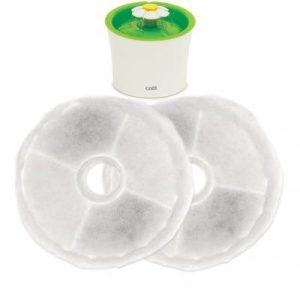 2 Filtros de Repuesto para Bebedero Flower Fountain 3 l CATIT
